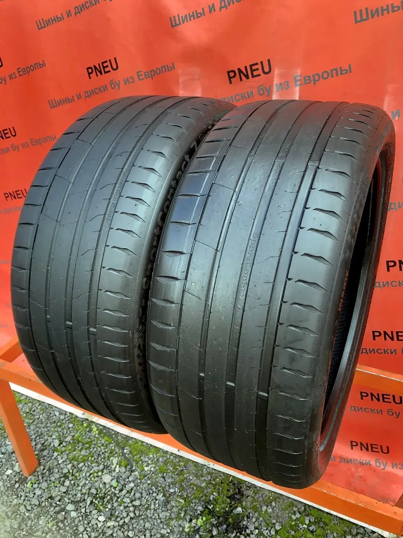 Пара б/у шин 265/40 R21 Continental SportContact 7