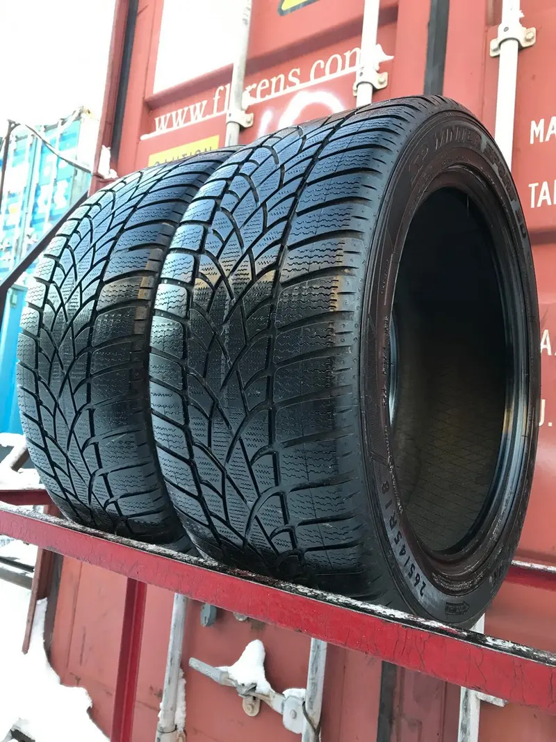 Пара б/у шин 265/45 R18 Dunlop SP Winter Sport 3D