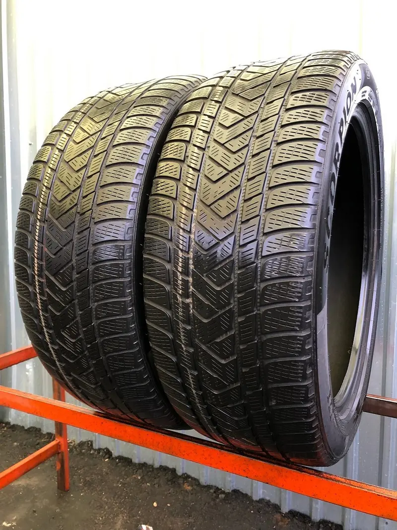 Пара б/у шин 265/45 R21 Pirelli Scorpion Winter J LR