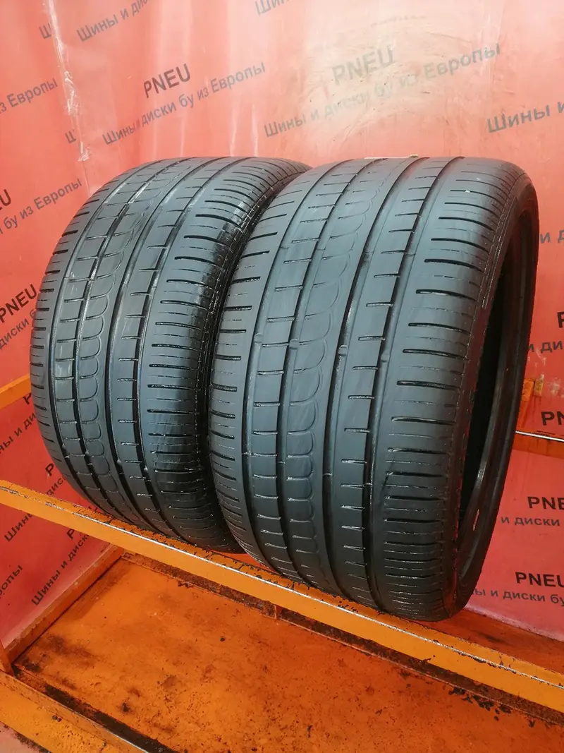 Пара б/у шин 285/30 R18 Pirelli P Zero Rosso