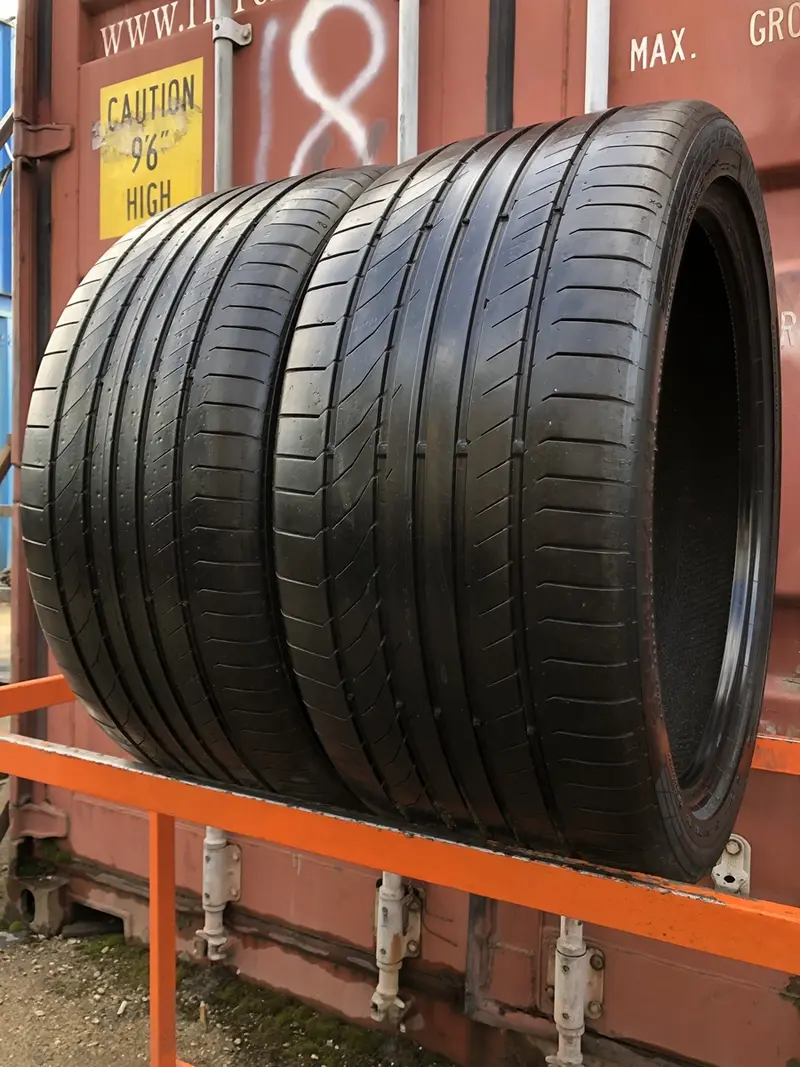 Пара б/у шин 285/35 R21 Continental ContiSportContact 5 MO