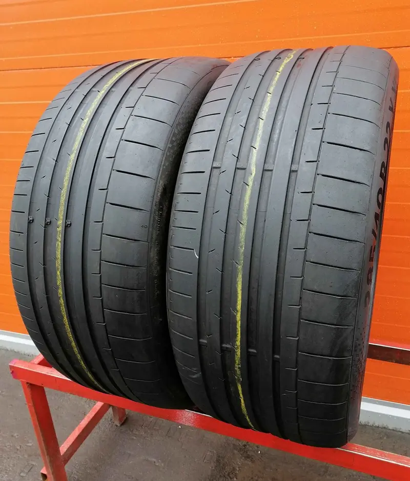 Пара б/у шин 285/40 R22 Continental SportContact 6