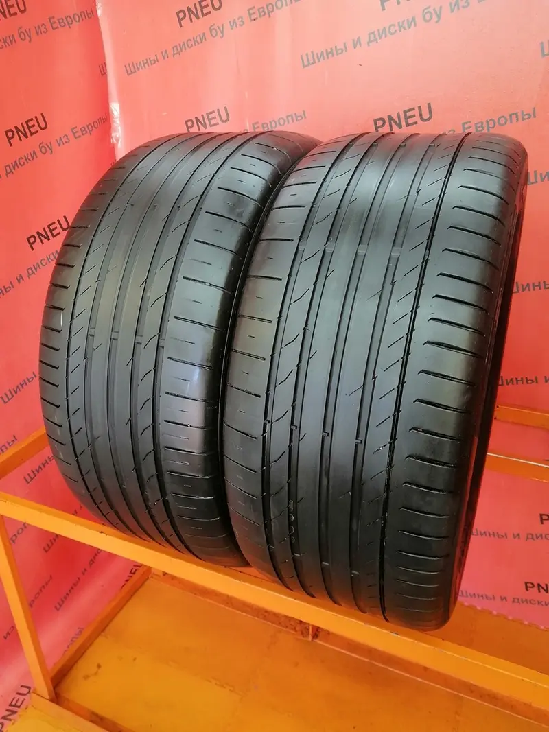 Пара б/у шин 285/45 R19 Continental ContiSportContact 5 SUV Run Flat