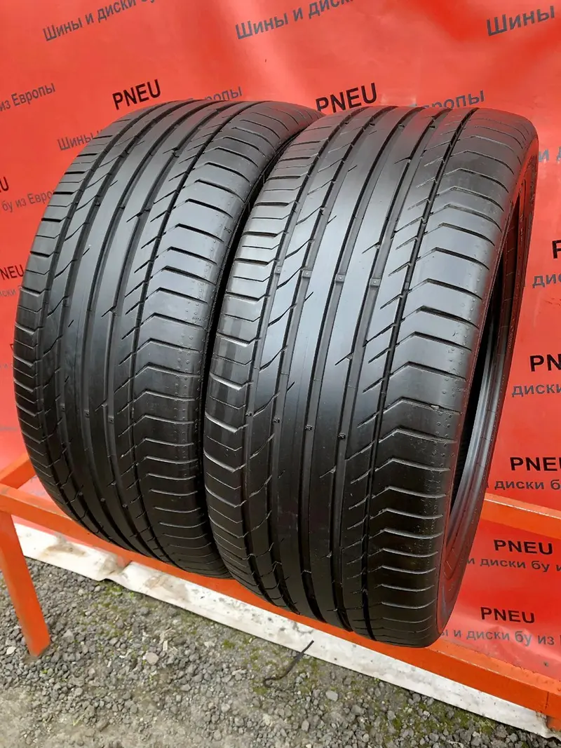Пара б/у шин 285/45 R20 Continental ContiSportContact 5