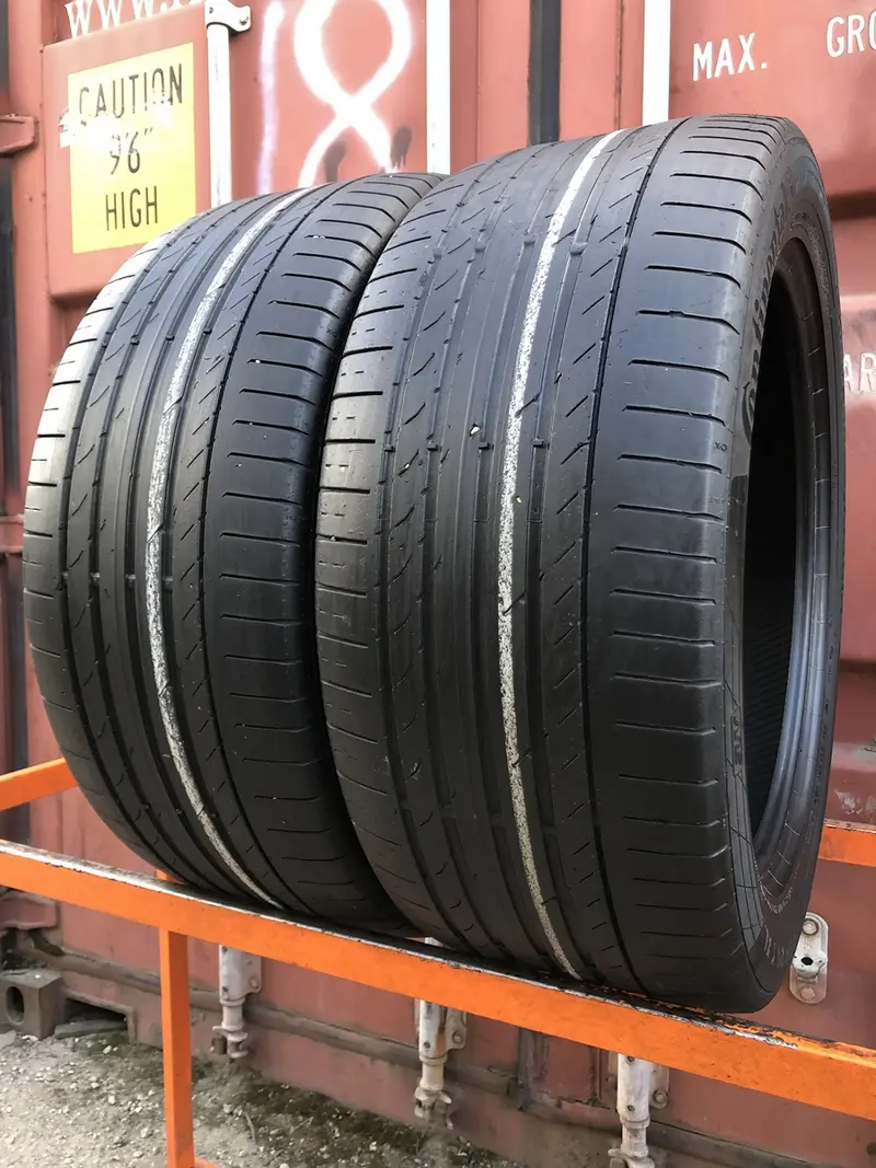 Пара б/у шин 285/45 R20 Continental ContiSportContact 5