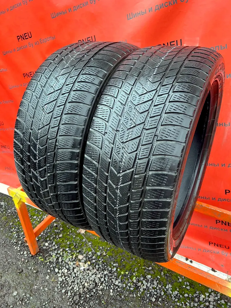 Пара б/у шин 285/45 R21 Pirelli Scorpion Winter RunFlat
