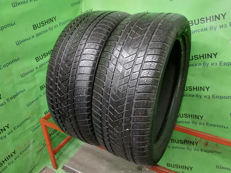 Пара б/у шин 285/45 R22 Pirelli Scorpion Winter